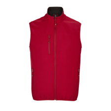 SOL'S FALCON 3 rétegű férfi softshell mellény SO03825, Pepper Red-S férfi mellény