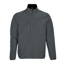 SOL&#039;S FALCON férfi softshell dzseki, 3 rétegű SO03827, Charcoal Grey-S férfi kabát, dzseki