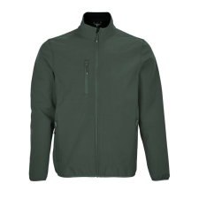 SOL&#039;S FALCON férfi softshell dzseki, 3 rétegű SO03827, Forest Green-S férfi kabát, dzseki