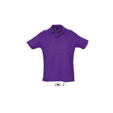 SOL'S Férfi galléros póló SOL'S SO11342 Sol'S Summer Ii - Men'S polo Shirt -L, Dark Purple
