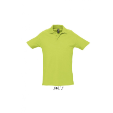 SOL'S Férfi galléros póló SOL'S SO11362 Sol'S Spring Ii - Men’S pique polo Shirt -M, Apple Green