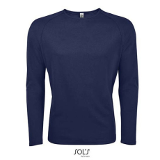 SOL'S Férfi hosszú ujjú sport póló, SOL'S SO02071, French Navy-2XL