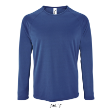 SOL'S Férfi hosszú ujjú sport póló, SOL'S SO02071, Royal Blue-M