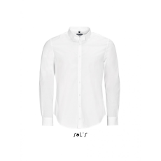SOL'S Férfi ing SOL'S SO01426 Sol'S Blake Men - Long Sleeve Stretch Shirt -2XL, White
