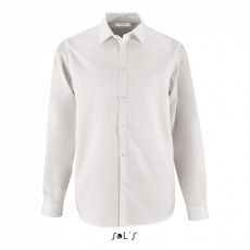 SOL'S Férfi ing SOL'S SO02102 Sol'S Brody Men - Herringbone Shirt -M, White