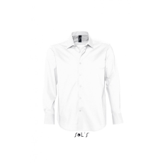 SOL'S Férfi ing SOL'S SO17000 Sol'S Brighton - Long Sleeve Stretch Men'S Shirt -4XL, White