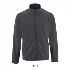 SOL'S Férfi kabát SOL'S SO02093 Sol'S norman Men - plain Fleece Jacket -S, Charcoal Grey