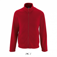 SOL&#039;S Férfi kabát SOL&#039;S SO02093 Sol&#039;S norman Men - plain Fleece Jacket -S, Red férfi kabát, dzseki
