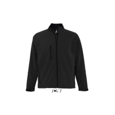 SOL'S Férfi kabát SOL'S SO46600 Sol'S Relax - Men'S Softshell Zipped Jacket -M, Black