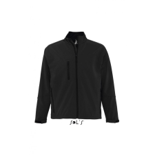SOL&#039;S Férfi kabát SOL&#039;S SO46600 Sol&#039;S Relax - Men&#039;S Softshell Zipped Jacket -S, Black férfi kabát, dzseki