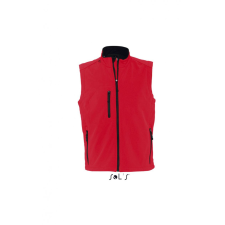 SOL&#039;S Férfi kabát SOL&#039;S SO46601 Sol&#039;S Rallye Men - Sleeveless Softshell Jacket -3XL, Pepper Red férfi kabát, dzseki
