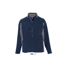 SOL&#039;S Férfi kabát SOL&#039;S SO55500 Sol&#039;S nordic - Men’S Two-Colour Zipped Fleece Jacket -L, Navy férfi kabát, dzseki