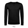 SOL'S férfi környakas pulóver SO02990, Black-XL