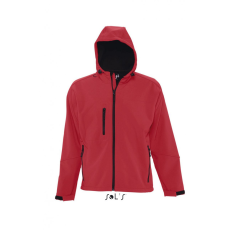 SOL'S Férfi Softshell SOL'S SO46602 Sol'S Replay Men - Hooded Softshell -2XL, Pepper Red
