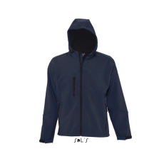 SOL'S Férfi Softshell SOL'S SO46602 Sol'S Replay Men - Hooded Softshell -L, French Navy