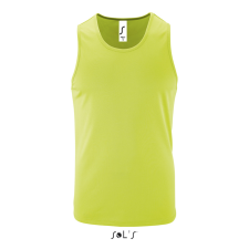 SOL&#039;S férfi ujjatlan sport trikó SO02073, Apple Green-XL atléta, trikó