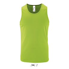 SOL'S férfi ujjatlan sport trikó SO02073, Neon Green-M