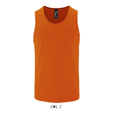 SOL'S férfi ujjatlan sport trikó SO02073, Neon Orange-L