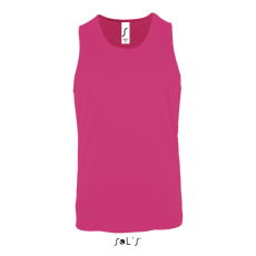 SOL'S férfi ujjatlan sport trikó SO02073, Neon Pink 2-S