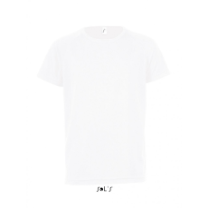 SOL'S Gyerek póló SOL'S SO01166 Sol'S Sporty Kids - Raglan-Sleeved T-Shirt -6A, White