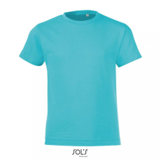 SOL'S Gyerek póló SOL'S SO01183 Sol'S Regent Fit Kids - Round neck T-Shirt -4A, Atoll Blue