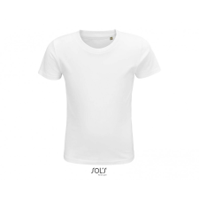 SOL&#039;S Gyerek póló SOL&#039;S SO03580 Sol&#039;S Crusader Kids - Round-neck Fitted Jersey T-Shirt -8A, White gyerek póló