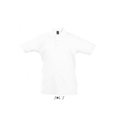 SOL'S Gyerek póló SOL'S SO11344 Sol'S Summer Ii Kids - polo Shirt -8A, White