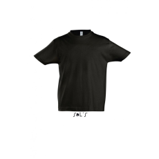 SOL'S Gyerek póló SOL'S SO11770 Sol'S Imperial Kids - Round neck T-Shirt -12A, Deep Black