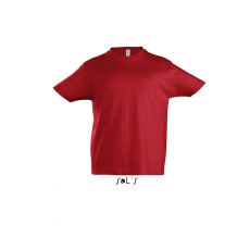 SOL'S Gyerek póló SOL'S SO11770 Sol'S Imperial Kids - Round neck T-Shirt -12A, Red