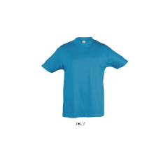 SOL'S Gyerek póló SOL'S SO11970 Sol'S Regent Kids - Round neck T-Shirt -12A, Aqua