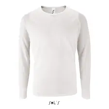 SOL'S hosszú ujjú férfi sport póló SO02071, White-2XL férfi póló