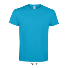SOL'S IMPERIAL környakas férfi rövid ujjú pamut póló SO11500, Aqua-3XL
