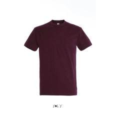 SOL'S IMPERIAL környakas férfi rövid ujjú pamut póló SO11500, Burgundy-XL