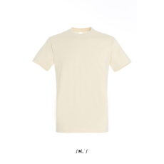 SOL'S IMPERIAL környakas férfi rövid ujjú pamut póló SO11500, Cream-XL