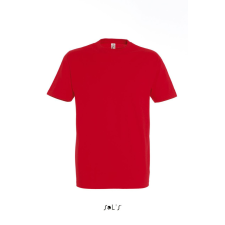 SOL&#039;S IMPERIAL környakas férfi rövid ujjú pamut póló SO11500, Red-M férfi póló