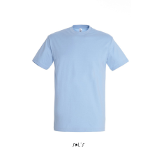 SOL&#039;S IMPERIAL környakas férfi rövid ujjú pamut póló SO11500, Sky Blue-XS férfi póló