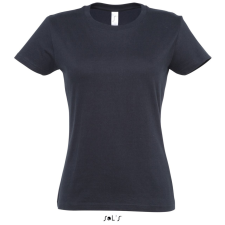 SOL&#039;S IMPERIAL környakú Női rövid ujjú pamut póló SO11502, Navy-XL női póló