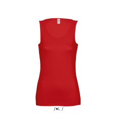 SOL&#039;S JANE ujjatlan Női pamut póló-trikó SO11475, Red-M női trikó