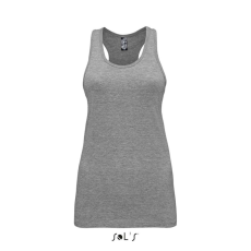 SOL'S JUSTIN Női sporthátú trikó SO01826, Grey Melange-L