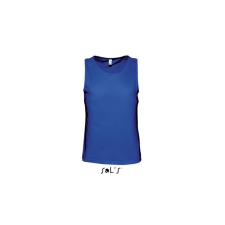 SOL&#039;S JUSTIN ujjatlan férfi pamut póló-trikó SO11465, Royal Blue-M atléta, trikó