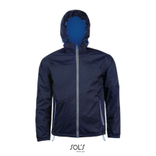 SOL&#039;S kapucnis bélelt széldzseki SO01171, Navy/Royal Blue-XL férfi kabát, dzseki