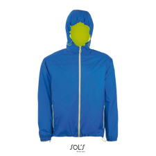 SOL&#039;S kapucnis bélelt széldzseki SO01171, Royal Blue/Neon Gold-XL férfi kabát, dzseki