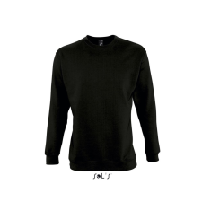 SOL'S kereknyakú férfi pulóver SO13250, Black-XL férfi pulóver, kardigán