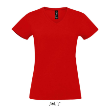 SOL'S MPERIAL Női V-nyakú rövid ujjú póló SO02941, Red-XL női póló