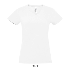 SOL'S MPERIAL Női V-nyakú rövid ujjú póló SO02941, White-L női póló