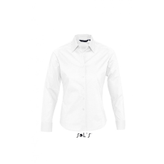 SOL'S Női blúz SOL'S SO17015 Sol'S Eden - Long Sleeve Stretch Women'S Shirt -M, White