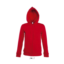 SOL&#039;S Női cipzáras kapucnis pulóver SO47900, Red-M női pulóver, kardigán