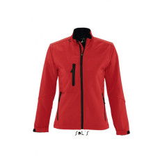 SOL'S Női kabát SOL'S SO46800 Sol'S Roxy - Women'S Softshell Zipped Jacket -L, Pepper Red