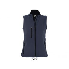 SOL'S Női kabát SOL'S SO46801 Sol'S Rallye Women - Sleeveless Softshell Jacket -M, French Navy