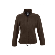 SOL&#039;S Női kabát SOL&#039;S SO54500 Sol&#039;S north Women - Zipped Fleece Jacket -2XL, Dark Chocolate női dzseki, kabát